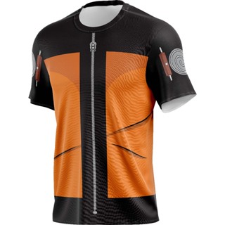 Camiseta Naruto Tecido Esportivo
