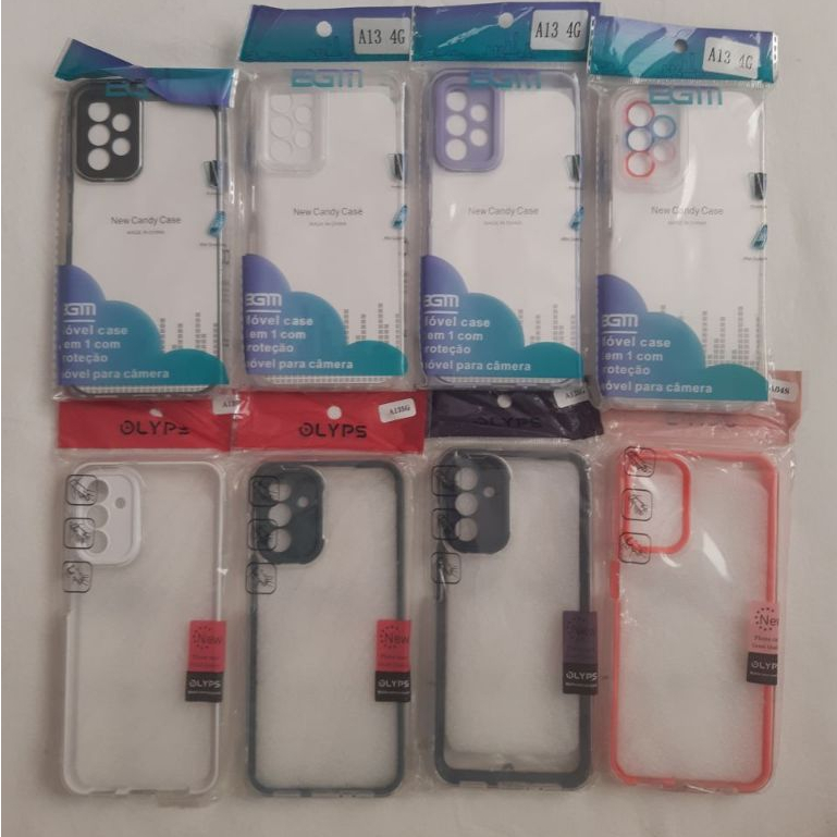 Case 360° Super Proteção 2 em 1 Anti-Impacto TPU Silicone Premium Bordas Coloridas SAMSUNG