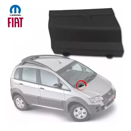 Tampa Acabamento Grade Churrasqueira Idea 2006 até 2016 Original Fiat