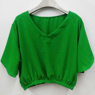 Blusa Feminina Duna Com Elastico na Cintura Soltinha Manga Curta Casual