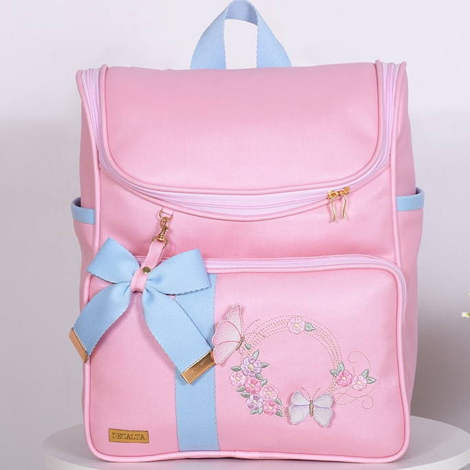 Mochila Maternidade Borboletas Rosa - 01 Peça