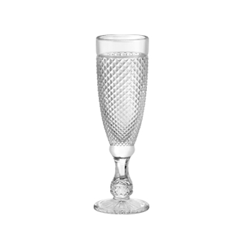 6 Taças de Champagne 170ml Bico de Jaca Barroco - Wheaton