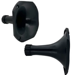 2 Cornetas Curtas Cone 15cm Rosqueavel Para Driver Corneteira