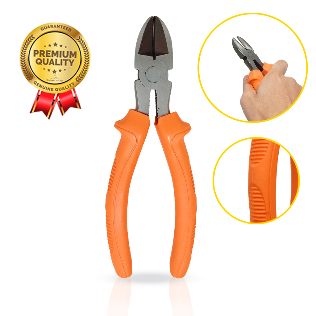 Alicate De Corte Diagonal 6 Polegadas Cabo Emborrachado Aço em Oferta na Shopee