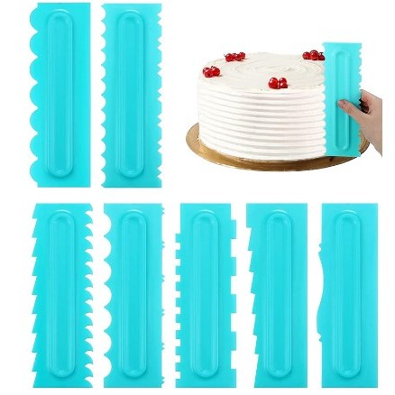 Régua Modelador Texturizadora de Bolo Artigo de Confeitaria Cozinha Massas Pasta Americana Decoração em Oferta na Shopee