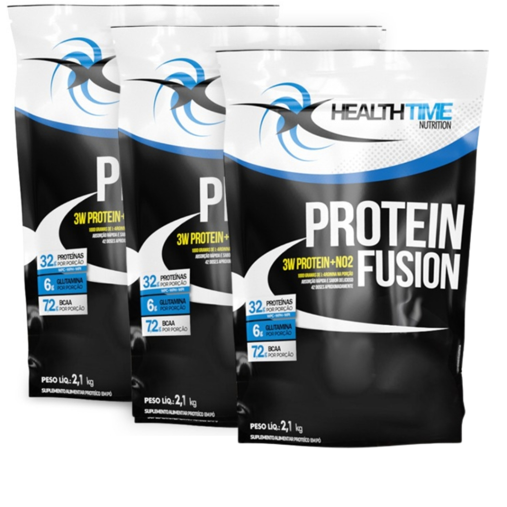 3x Whey Protein 3w Fusion Heath Time (6,3kg)