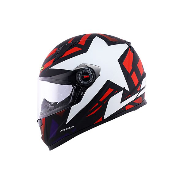 Capacete LS2 FF358 Starwar - Branco com Vermelho