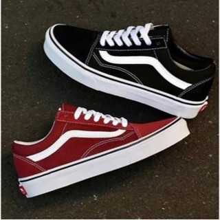 Kit 2 Pares Tênis Vans Old Skool Skate Masculino e Feminino Black Friday