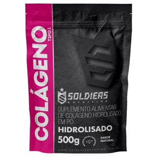 Colágeno Hidrolisado Tipo 1 - 500g - 100% Puro Importado - Soldiers Nutrition