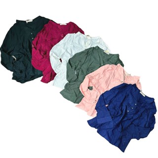 Blusa Feminina Bata Manga Longa e 3/4 Leve
