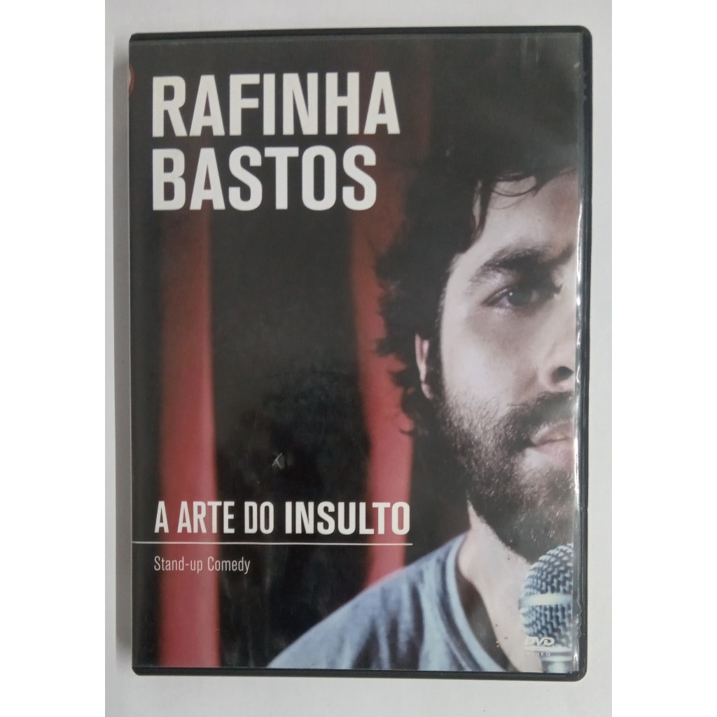 DVD Rafinha Bastos a arte do insulto stand-up comedy original cxd