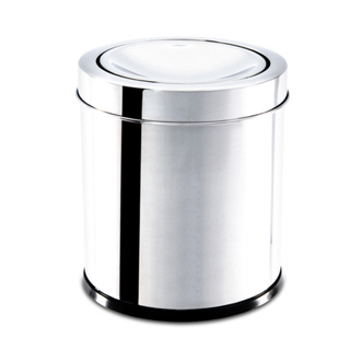 Lixeira Com Tampa Basculante Brinox Decorline 3,2 Litros Aço Inox em Oferta na Shopee