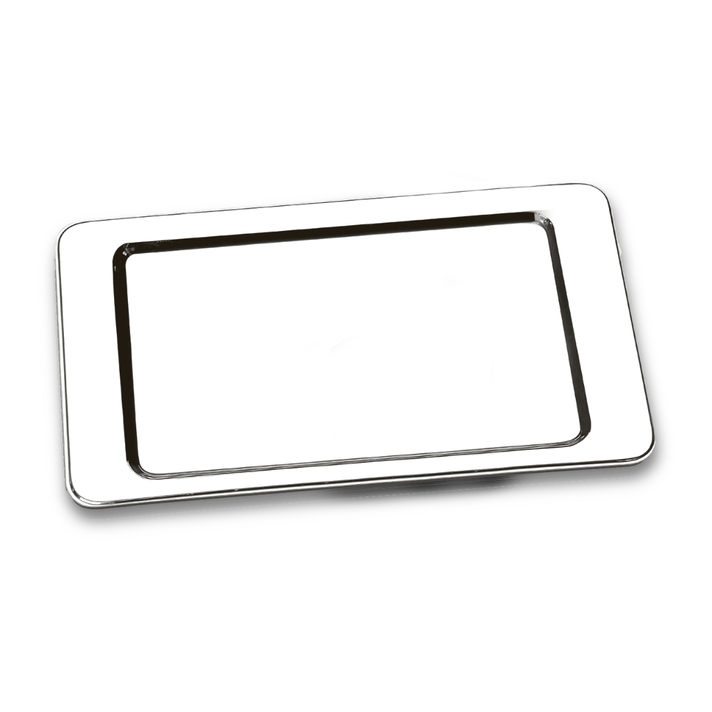 Bandeja Brinox Átina 37x23 cm Aço Inox em Oferta na Shopee