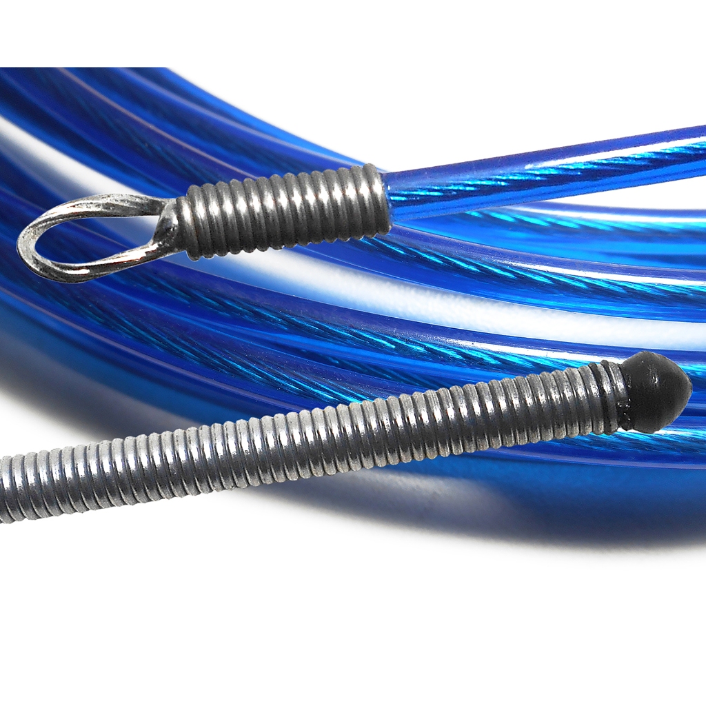 Puxa Fio com Alma De Aço Revestido em PVC Guia Passa Fios Sonda Profissional