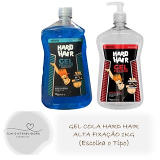Gel Cola Hard Hair Alta Fixação 1Kg (Escolha o Tipo) em Oferta na Shopee