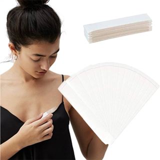 100 Fita Dupla Face Fashion Tape Segura Decote Para Roupa e Corpo