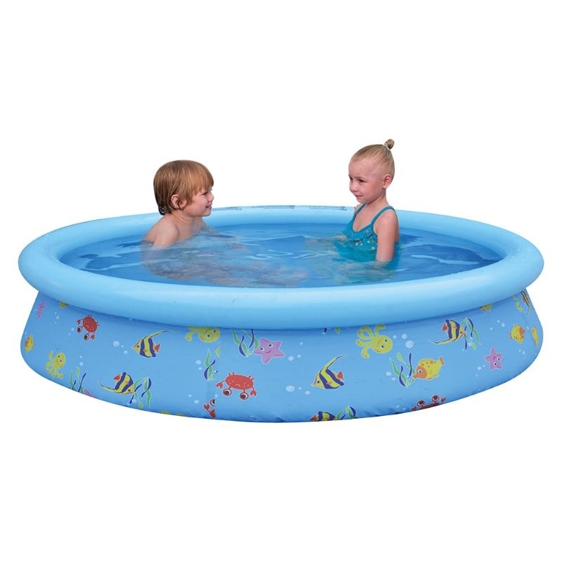 Piscina Inflável 1000 litros Estampa Divertida Bel Lazer Férias