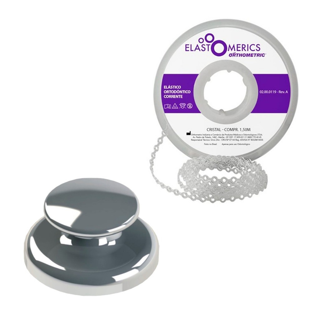 Kit 10 Botão +1,5 M Elástico P/ Desencravar Unhas Podologia