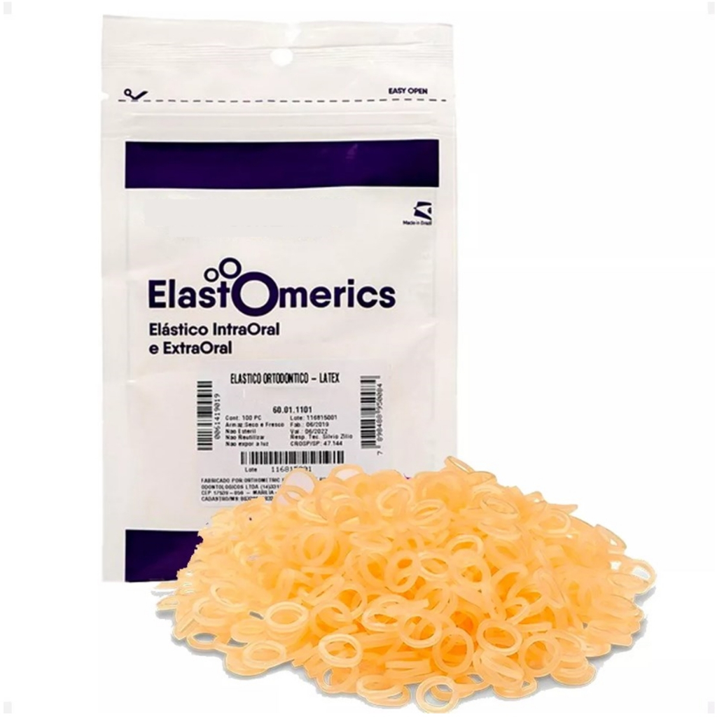 Elástico Intraoral Látex Médio 3/16 Pacote Com 1000 Unidades em Oferta na Shopee