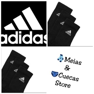 kit4 Pares Meia Masculino Fminina Meia Preta/Branca/Cinza Meias Cano Alto Meias Algodão