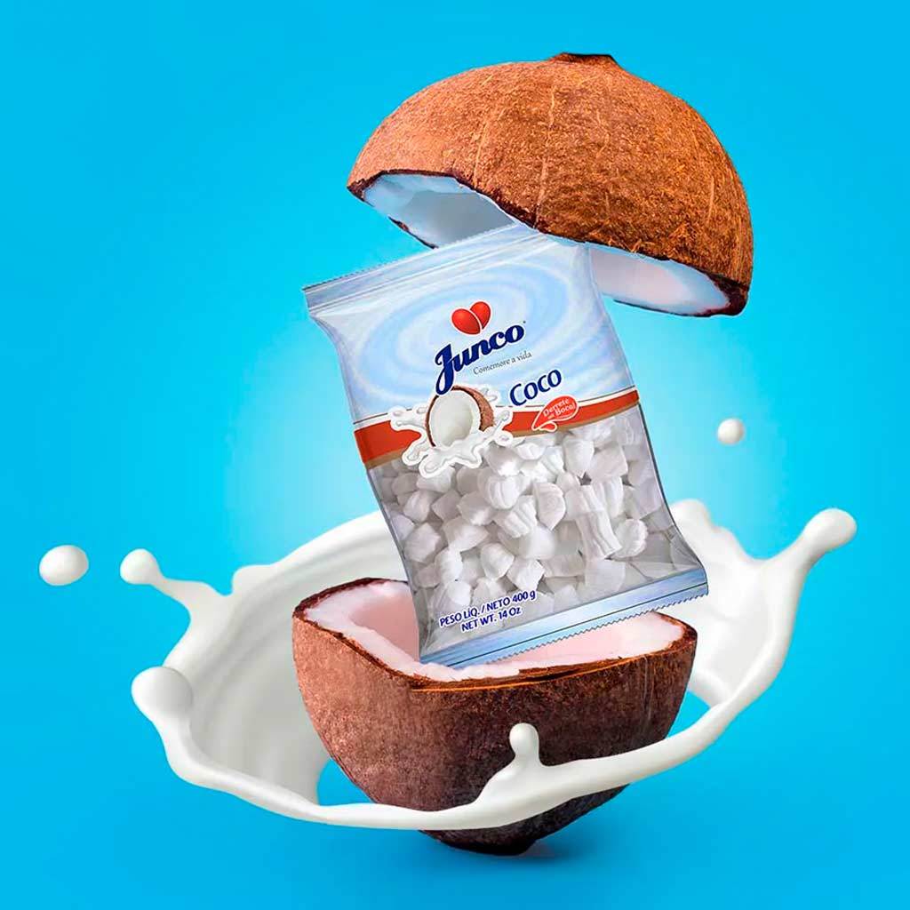 Bala de Coco Original 400g Unidade - Junco · foto 2