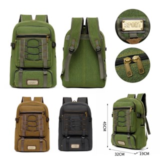 Mochila Bolsa Lona Reforçada Masculina Feminina Moda Style Qualidad Resistênte Unissex RC-51055