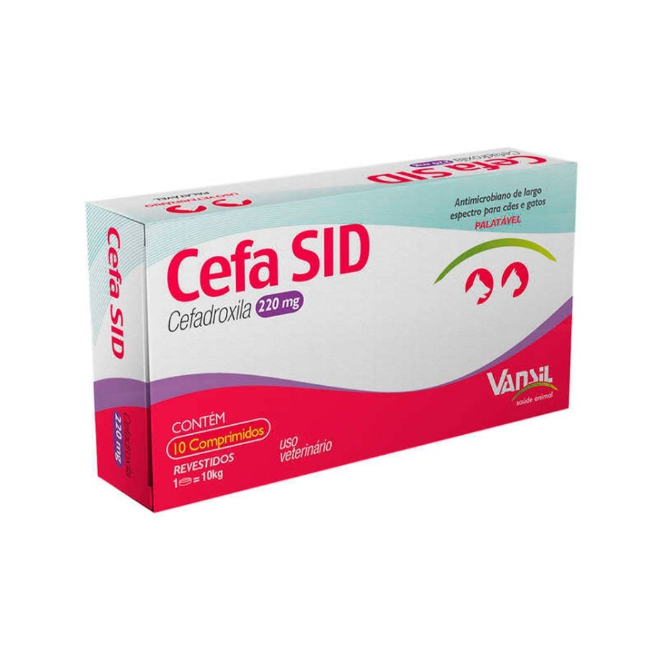 Cefa Sid 220mg 10 Comprimidos Vansil