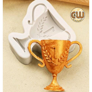 Molde Silicone Troféu / Campeão / Esporte / Futebol Confeitaria e Artesanato – Biscuit - Festa