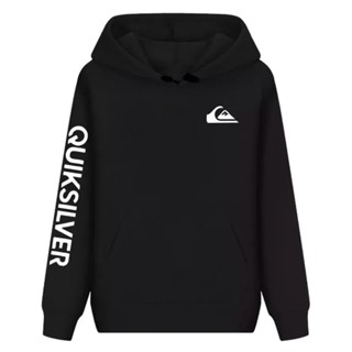 Blusa de Moletom Quiksilver Classic + escrita braço Tecido de Alta Qualidade Flanelado