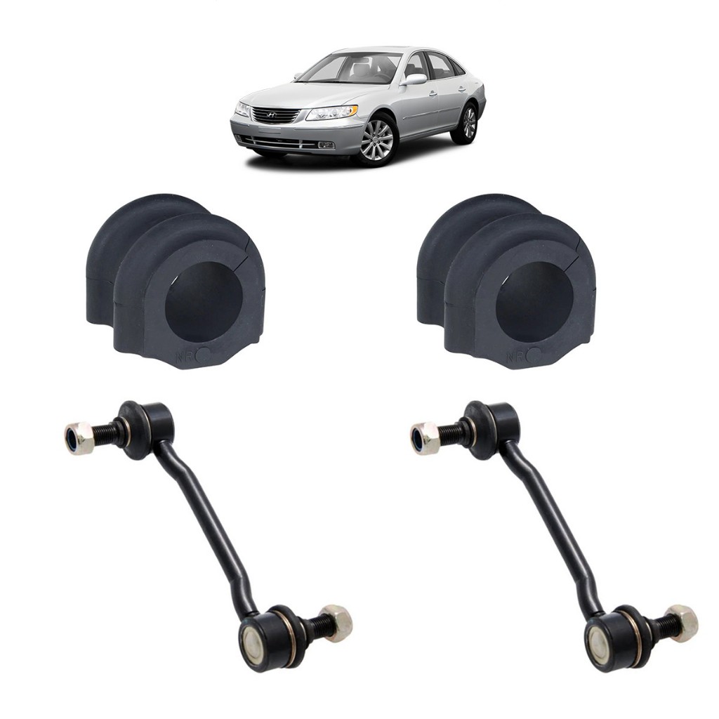 Kit 2 Bieleta Bucha Barra Dianteira Azera 3.3 2009 2010 2011