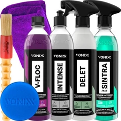 KIT SHAMPOO V-FLOC DELET LIMPA BORRACHA SINTRA FAST INTENSE VONIXX