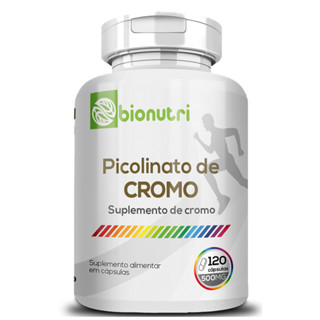 Picolinato de Cromo 120 Cápsulas 500mg - Bionutri Original