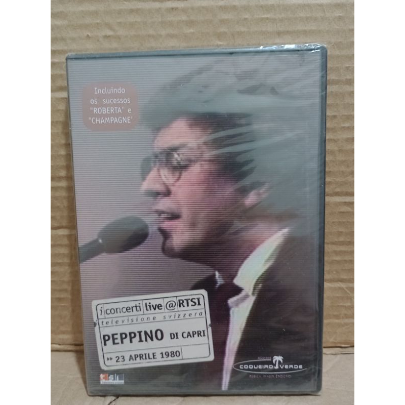 DVD PEPPINO DI CAPRI AO VIVO NA TV SUIÇA (ORIGINAL/LACRADO)