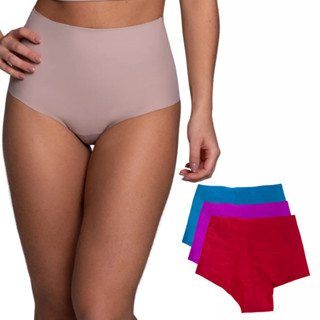 Kit 3 Calcinha Corte a Laser Não Marca sua Roupa