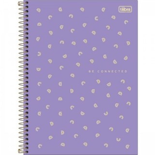Caderno Universitário Neon Connec Tilibra Capa Plástica / Papelaria  / Material Escolar / Capa Flexível