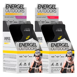 Kit 2x Caixas Energel Outdoors - Gel de Carboidratos Total 20 Sachês - Bodyaction