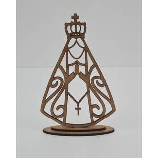Nossa Senhora 2 com base 15cm MDF 3mm em Oferta na Shopee