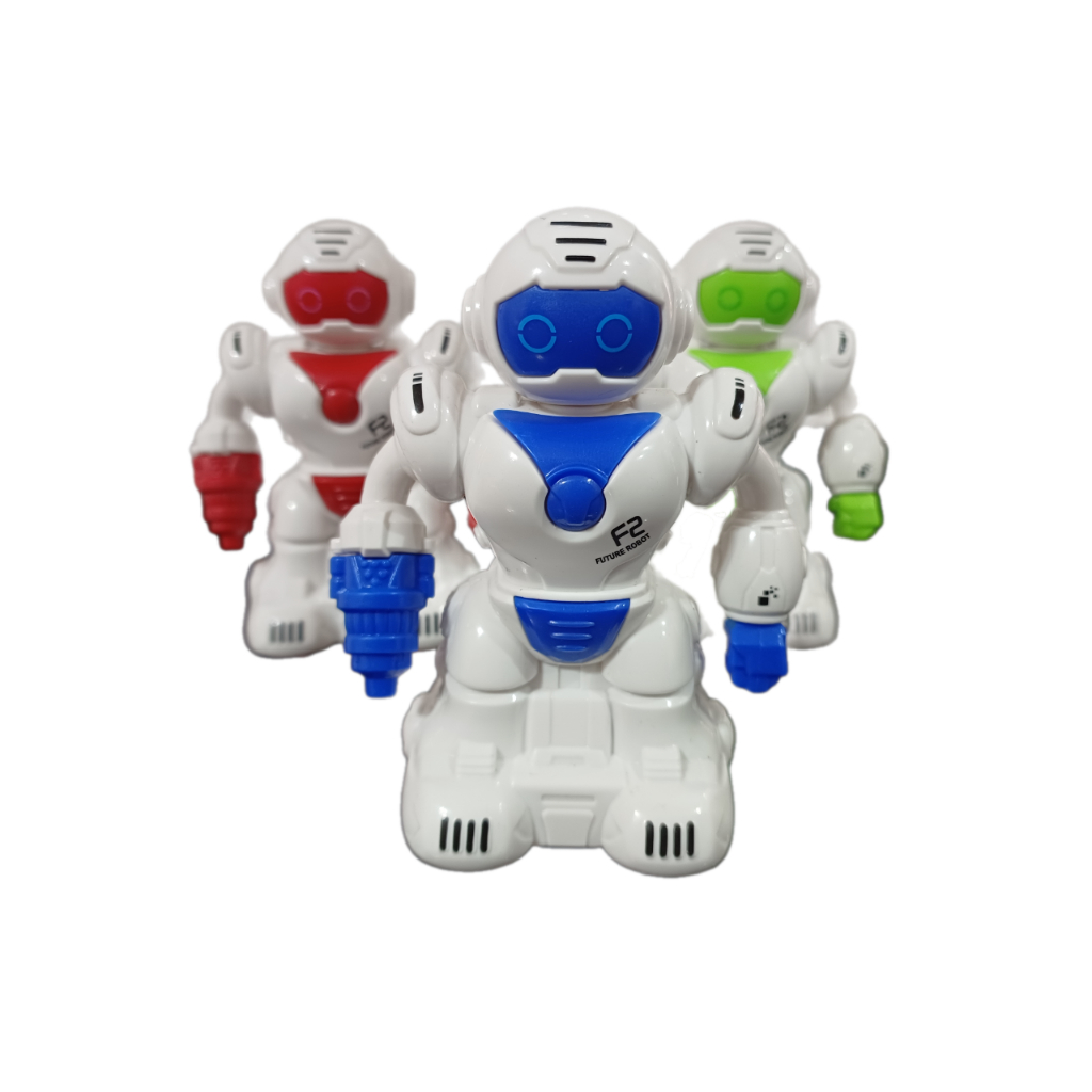 Robô Carrinho a Fricção Brinquedo Presente em 3 cores