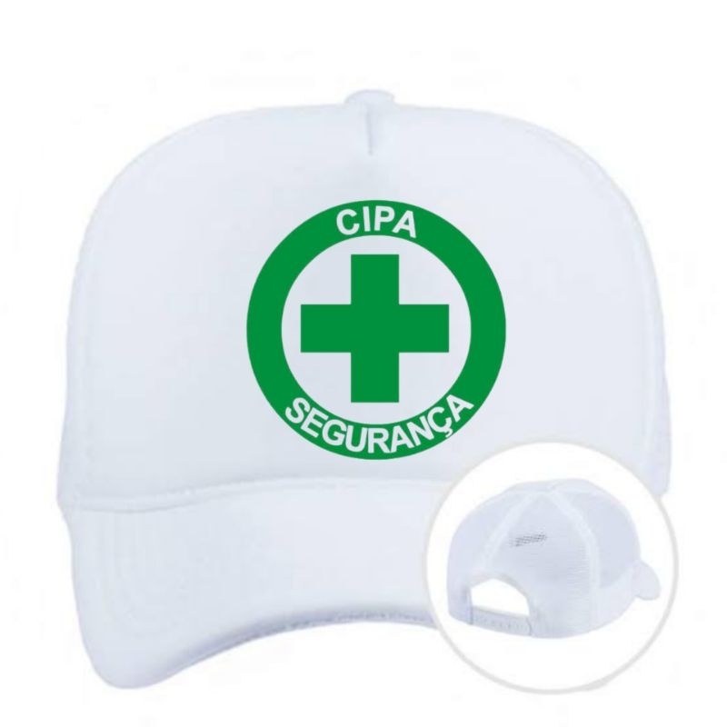 Boné com estampa Cipa e Brigada de Emergência