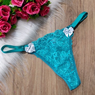 Calcinha Fio String   Regulagem Rendada/Renda Sexy Sensual - Moda Íntima - Lingerie em Oferta na Shopee