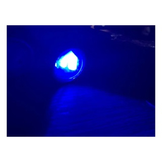 Farol de Milha Mini Led Motos Retrovisor Universal Cb300 Titan Fan Crosser Bros Shineray — imagem 2 de 2