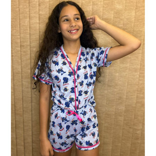 Pijama Americano Infantil/ Estampados/ Baby doll/ Pijama Infantil