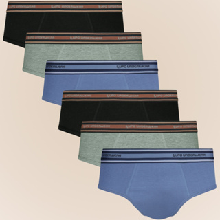 Kit 6 Cuecas Lupo Slip Algodao Modelo Tradicional Com Cos Elastico Modelo Anatomico Tam. P ao GG em Oferta na Shopee