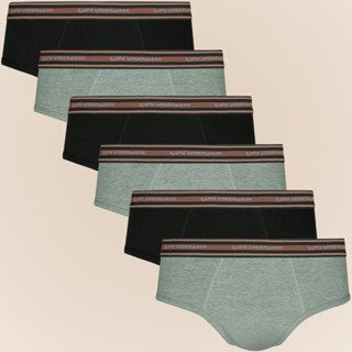 6 Cuecas Lupo Slip Plus Size em Algodao Cotton Tamanhos Especiais do 54 Ate o 64 Formato Anatomico