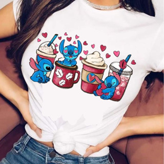 t-shirt feminina estampada personagem stith moda P ao GG