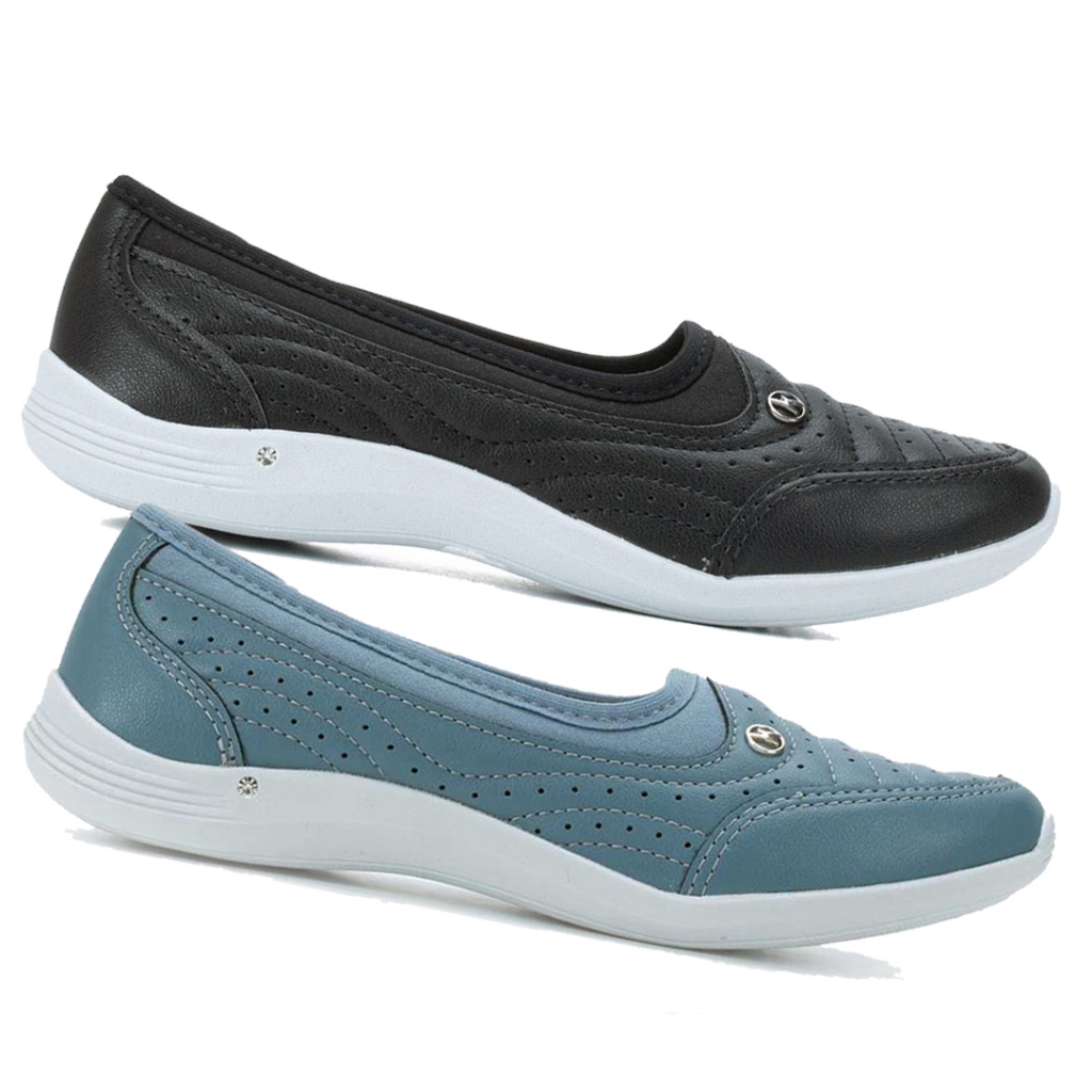 Tenis Sapatilha Feminino Calce Facil Kolosh C3182 - Women Shoes