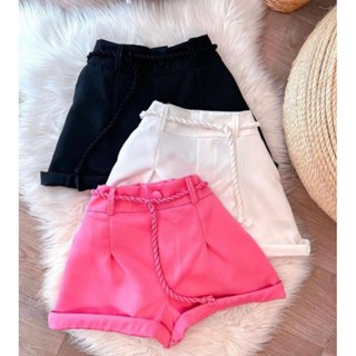 Short Alfaiataria cordinha.