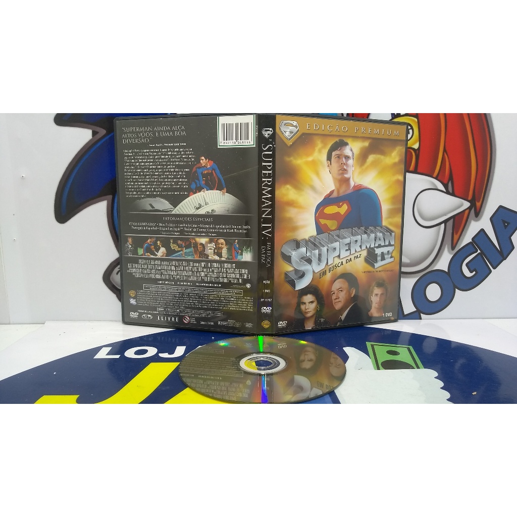 Filme Dvd - Superman Iv - Em Busca Da Paz