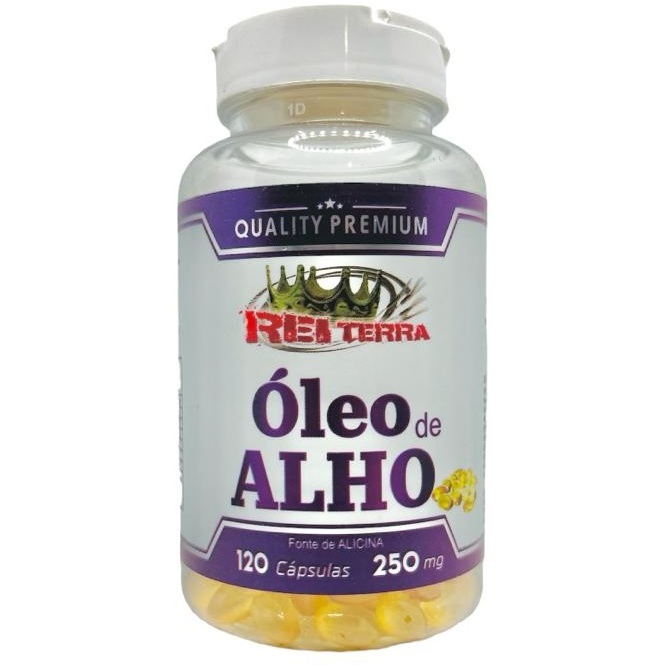 Óleo De Alho 250mg 120 Cápsulas - Rei Terra