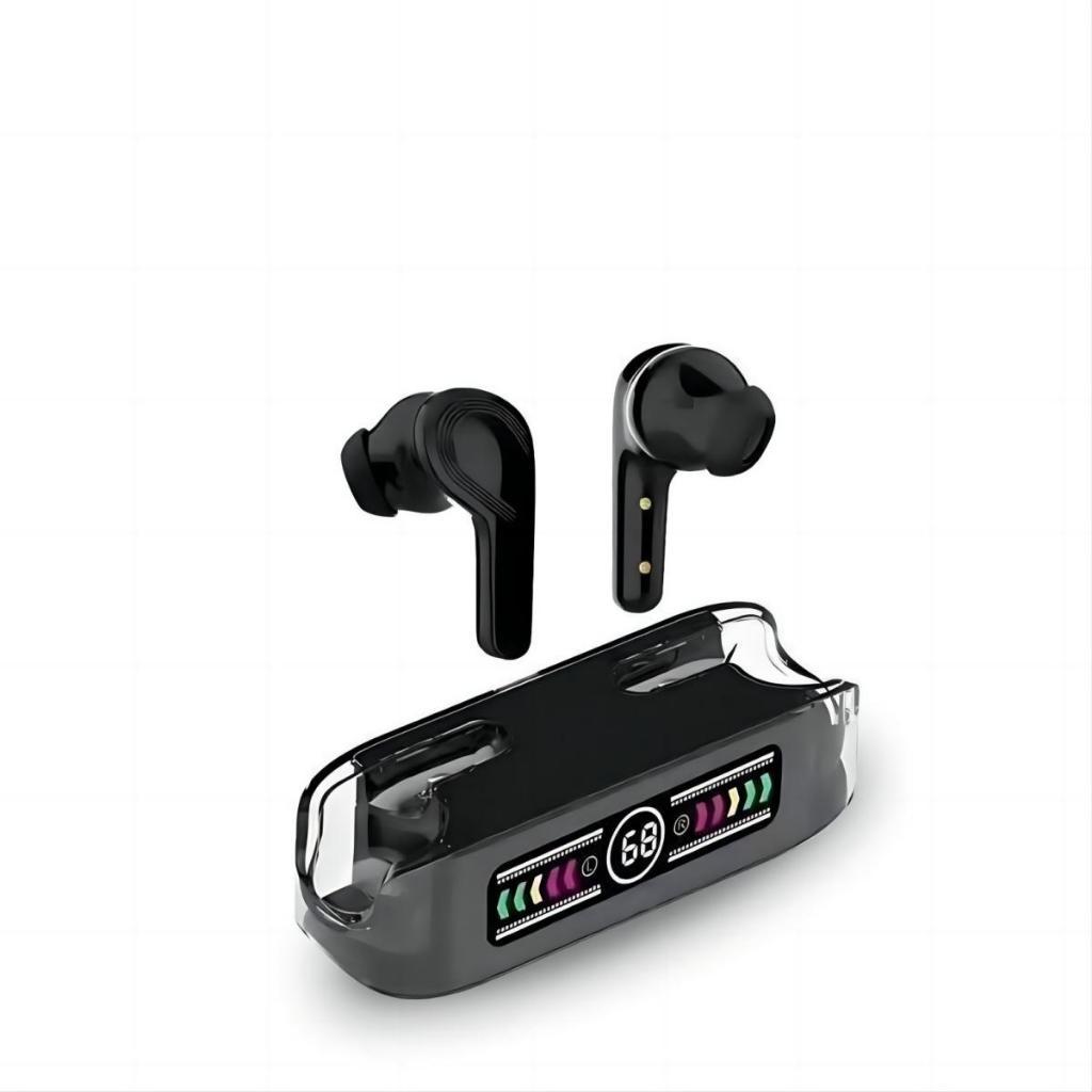 Fone de Ouvido Sem Fio Bluetooth Estéreo TWS Led Power Display Colorido M12 MAX